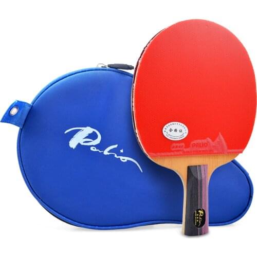 Palio 3 Star Table Tennis Racket with case Table Tennis Rubber Ping Pong pimples-in Rubber Raquete De Ping Pong