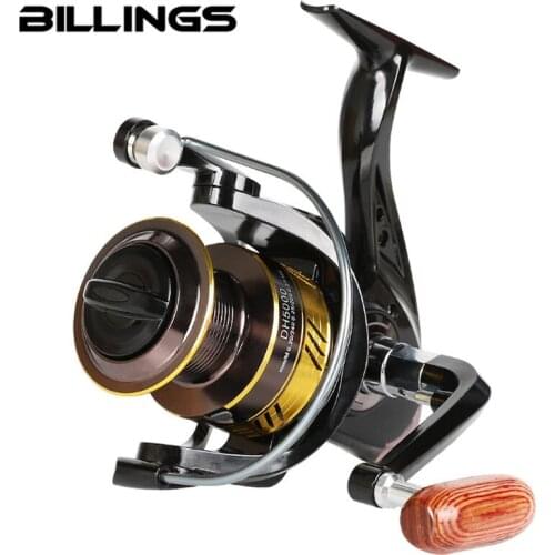 DEUKIO 1000-7000 l Spinning Fishing Reel Carp Wheel CNC Full Metal Rocker Large capacity wire cup17kg Max Drag 5.2:1 Meta