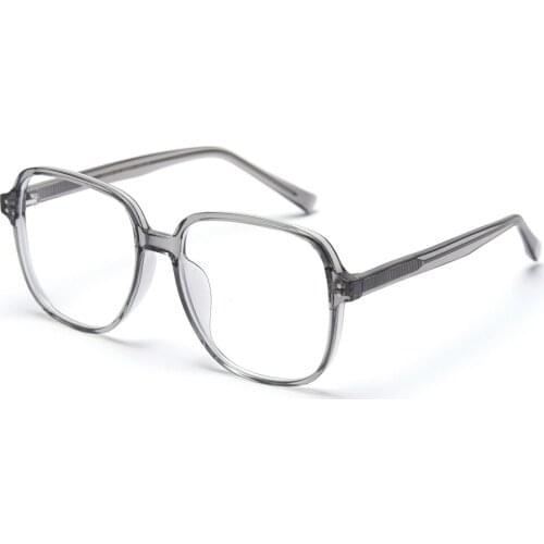 Veshion Big Frame Blue Light Square Glasses Woman Acetate Optical Glasses Frame Men Clear Lens High Quality Spring Accessories