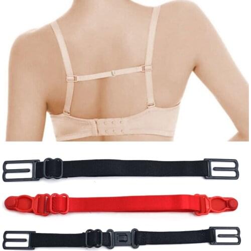 Women Anti Slip Bra Strap Double-shoulder Back Hasp Holder Buckle Belt All Match Invisible Elastic Straps Bra Accessory