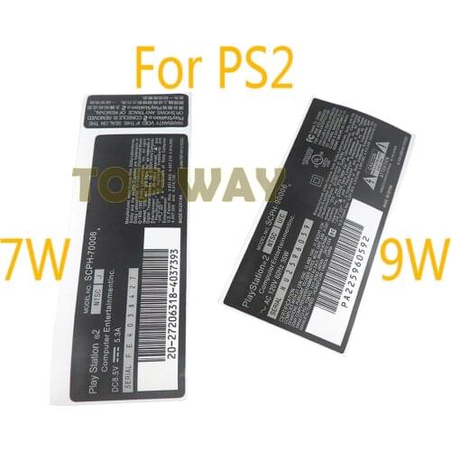 100pcs Skin Sticker For Playstation2 PS2 70000 90000 Custom Decal Game Sticker for PS2 7w 9w Dualshock Controller sticker