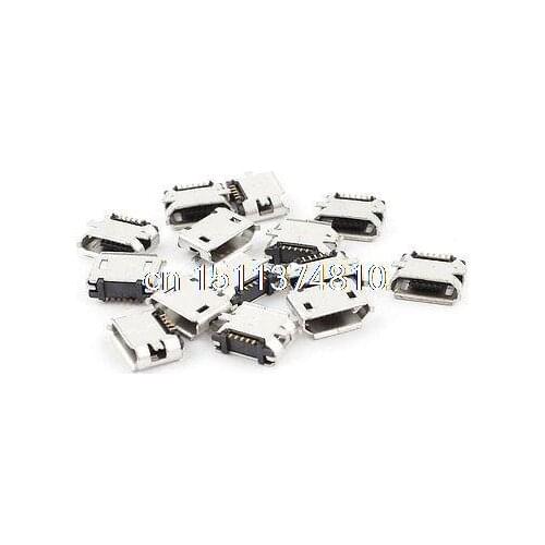 15PCS DIY Micro B Type USB 2.0 5-Pin Female SMT Socket Jack Connector