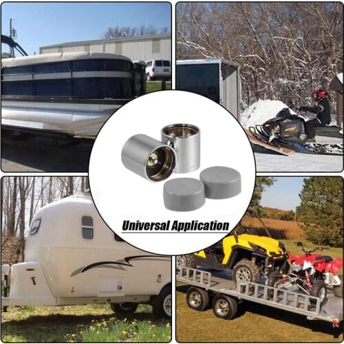 2-Pack 1.98-Inch Trailer Wheel Bearing Protectors and Dust Covers