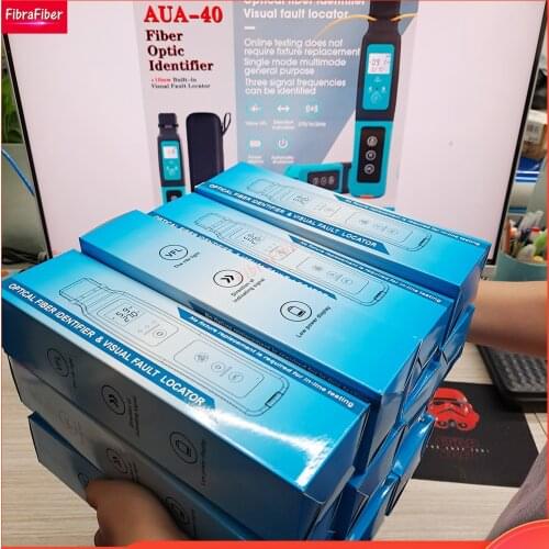 2021 Lowest price 100% Origin new High quality AUA-40 Live Fiber Optical Identifier with Built in 10mw Visual Fault Locator