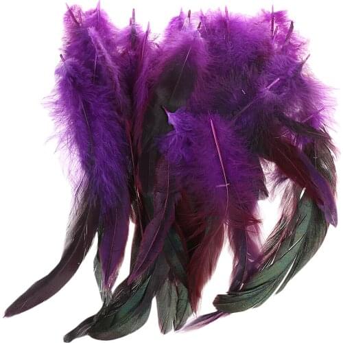 50pcs Natural Rooster Feathers Wedding Birthday Party Gorgeous Decoration