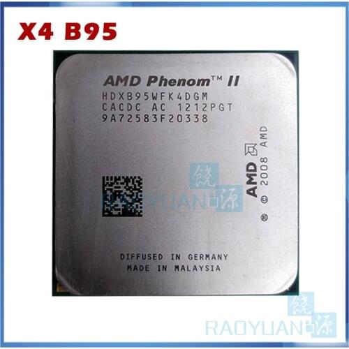 AMD Phenom X4 B95 3.0G 6M Quad-Core DeskTop CPU HDXB95WFK4DGM Socket AM3