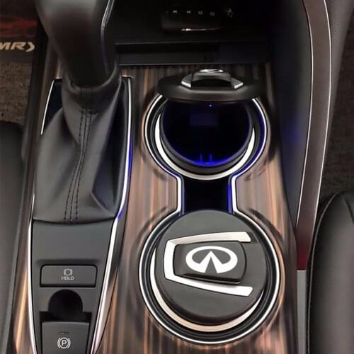Portable Car Blu-Ray Led Cigarette Ashtray Multifunction Storage Cup For Audi Peugeot Citroen Nissan Suzuki Chevrolet KIA Toyota