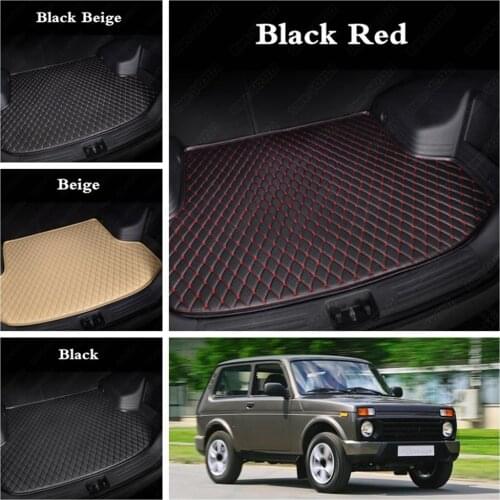 Car Boot Liners for Lada 4x4 2121 Niva Lada Nive 2123 2115 2110 2111 2112 2113 2114 2115 2116 2117 2131 Niva Cargo Liners Suvs