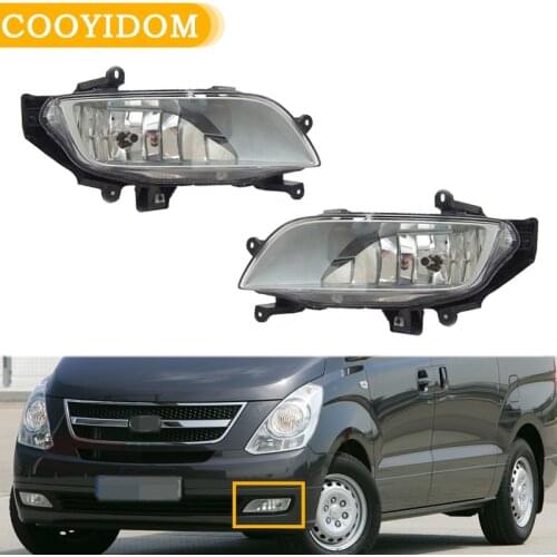 Car Front Bumper Fog Lamp Fog Lights Driving Foglight For Hyundai i800 iMAX H1/ Grand Starex 2007-2015 922014H000 922024H000