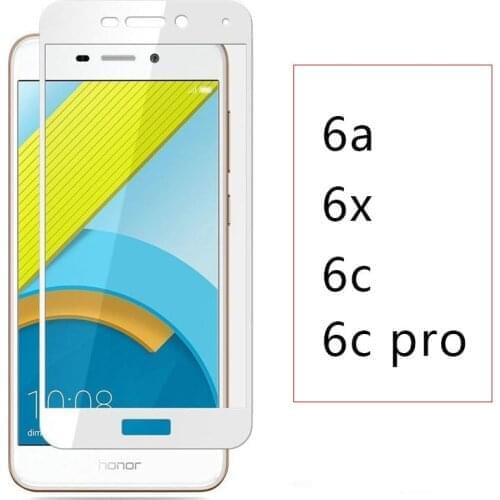 Case On Honor 6c Pro 6a 6x Full Cover Tempered Glass For Huawei Honer Onor 6 A X C 6cpro Honor6a Honor6x Honor6c Tremp Phone 9h