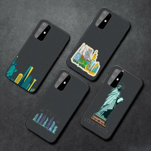 NYC NEW YORK street Phone Case For Samsung A21S A32 A51 A52 A71 A50 A12 S10 S20 S21 Plus Fe Ultra