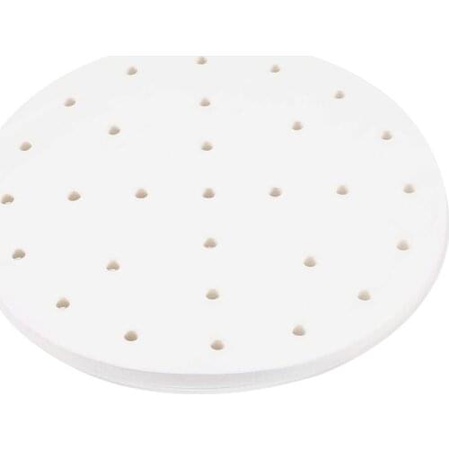 Air Fryer Perforated Parchment Paper Sheets Liners, 9 Inch (200 Sheet) for AirFryer, Bamboo Steamer Basket, Microwave