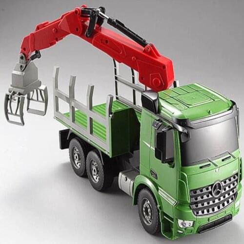 Big size simulation remote control truck Transport vehicles car toy 2.4G 6CH car toy child best gift Simulated lights and sounds
