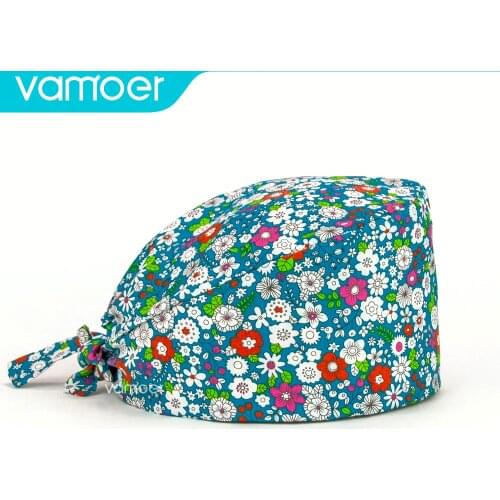 Medical head cap men cotton surgical cap dental care scrub cap beauty salon nurse work cap spa laboratory scrub cap wholesale