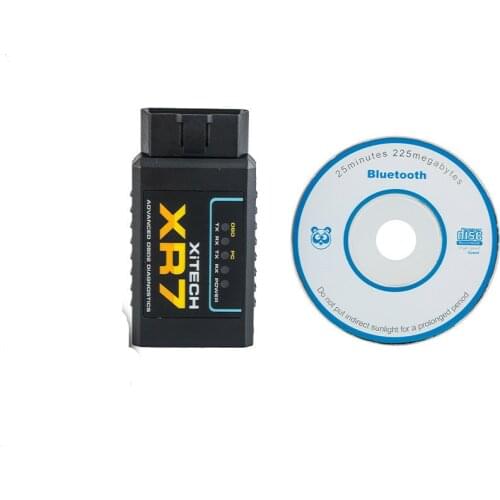 Manufacturer xr7 model ELM327 Bluetooth OBD2 vehicle fault detector diagnostic instrument trip computer instrument