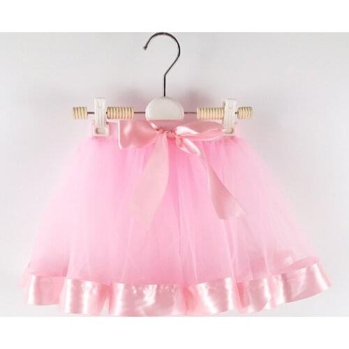 Pink Baby Girls Tutu Skirts Princess pettiskirt ballet dance tutu skirt Kids party miniskirt wedding Chlidren clothing lo