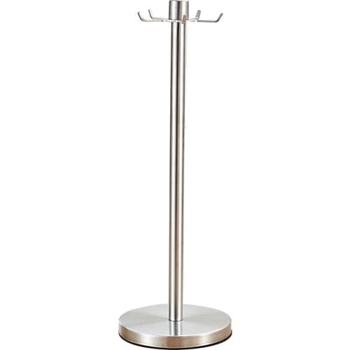 Stainless Steel Detachable Kitchenware Rack Spatula Storage Rack 5 Hooks Stand For Home Restaurants