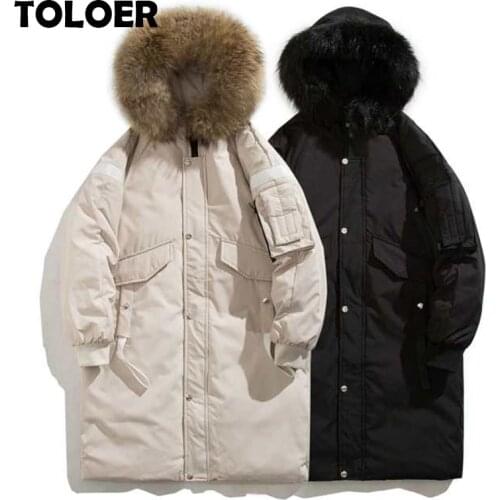 TOLOER Men's Long Down Jackets