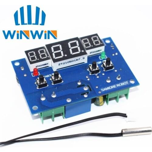 1pcs DC12V thermostat Intelligent digital thermostat temperature controller With NTC sensor W1401 led display