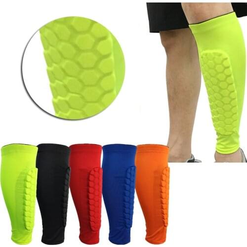 1Pcs Compression Running Calf Leg Sleeve Football Shin Guard Cycling Leg Warmers Soccer Sport Legwarmers Basketball Knee Pads