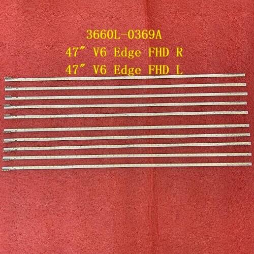 5set=10pcs LED Backlight strip for LG 47LW5300 47PFL7606H 47LW650T 47LW450U 47LV5500 3660L-0369A LC470EUN SD F1 F2 F3