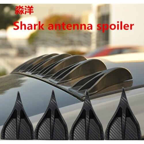 8pcs ABS Air Vortex Generator Diffuser Shark Fin Spoiler Roof Wing Fit for 2008V6 Altima coupe scion TC 2012