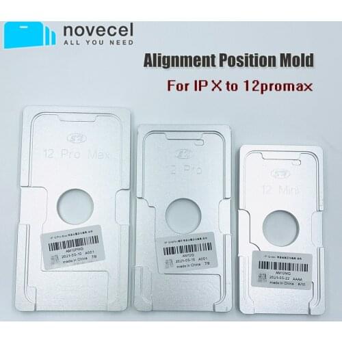 Novecel Precision Aluminium Position Mold For iPhone X XR XS max 12 mini 12pro max 11 pro max Alignment Mold Location Mould