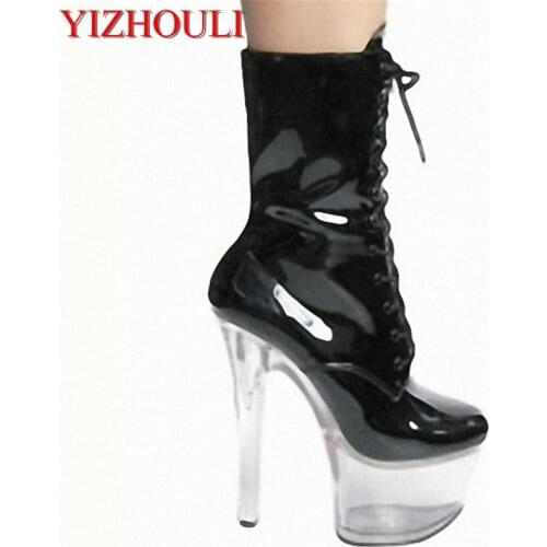 Stylish 15cm platform heels in a variety of colors, pole dancing for model parties, and sexy 6 inch crystal booties