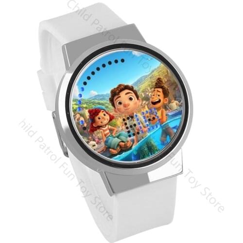 Disney Luca Luminous Touch LED Creative Electronic Student Watch Children Digital Watch Mens Business Watch Birthday Gifts
