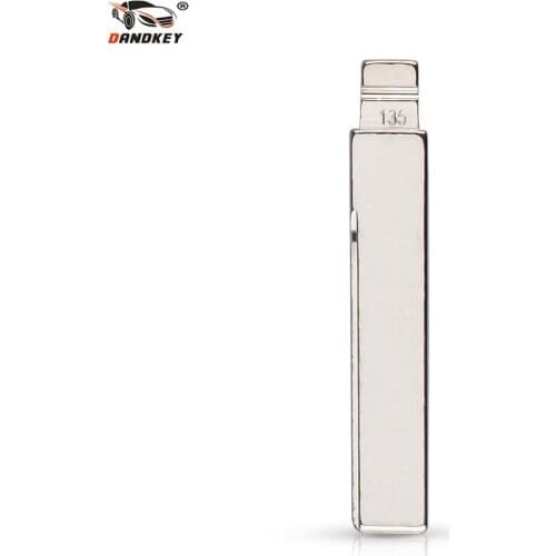 Dandkey Original Replacement Flip Remote Key Blade Car Key Blank For HAIMA Flip Remote Key 135# NO. 135
