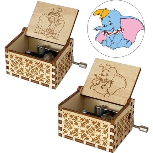 Wooden Music Box Classical Carved Music Box Childrens Toys Holiday Gifts Birthday Gifts Home Decorations Ornaments