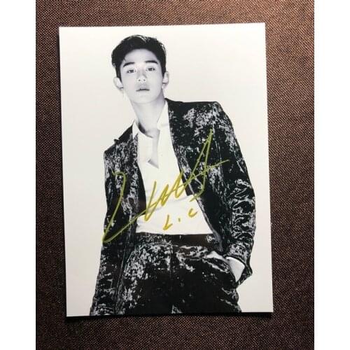 Hand signed SuperM Lucas autographed photo NCT U 5*7 092019N3