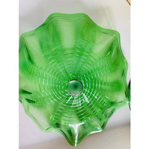 Hot sale! Factory price Hand brown glass wall art Hanging Wall Plates Crystal Wall Decoration