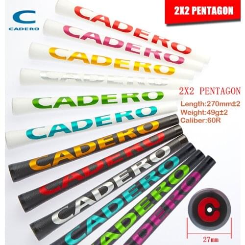 NewCADERO SEBS Ironwood pole 10pcs/set caystal transparent standard golf grip soft material M60/50g Made in TaiWan free shipping
