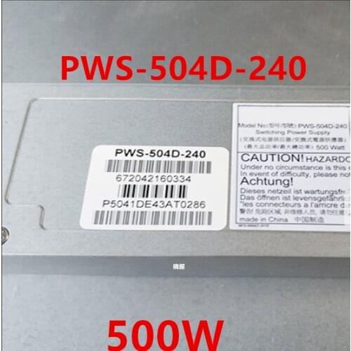 New Original PSU For Supermicro I610-G10 500W Power Supply PWS-504D-240