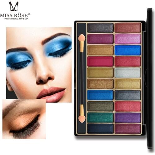 Pearlescent Polarized Brightening Wet Powder Multicolor Eyeshadow Waterproof and Sweatproof Portable Makeup Glitter Eyeshadow Pa