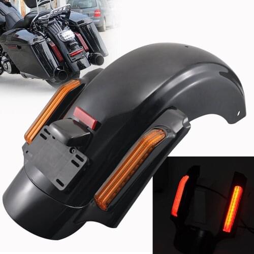 Motorcycle LED Rear Fender System Tail Light For Harley Touring Road King Street Glide Electra Glide Ultra Custom Fender System