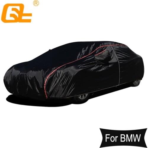 210T Universal full car covers outdoor prevent snow sun rain dust frost wind black For BMW 3 series 5 series M3 M4 X3 X5 X1