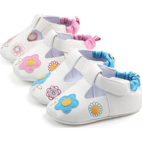 Spring and summer new babyshoes baby toddler shoes small wreath ring bottom baby shoes
