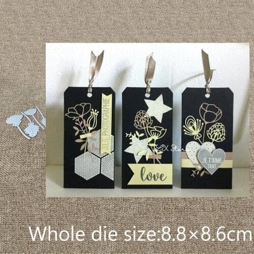 New Design Craft Metal Cutting Die die cuts 4pcs leaves decoration scrapbook Album Paper Card Craft Embossing die cuts