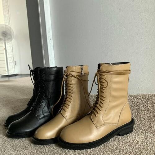 Women Shoes Women Boots Round Toe Ankle Boots Zip Platform Short Boots for Women Zapatos De Mujer booties heels