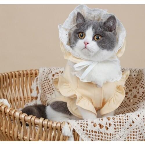 Pet Clothes Summer Thin Anti-Linting Cotton Sleeveless Vest Kitten Persian Cat Puppet Blue Cat Jin Jira Suit