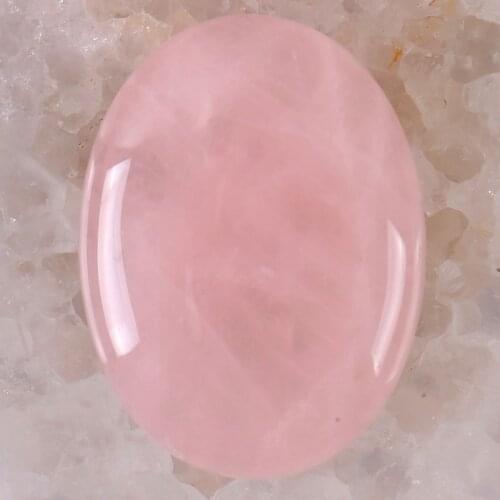 40x30MM Rose Crystal Stone Oval Cabochon CAB GEM Jewelry Making 1PCS H081