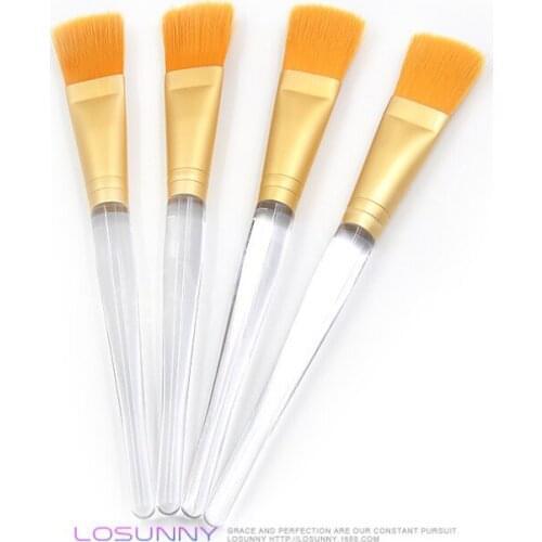 1pcs Crystal Facial Mask Brush Women Face Mud Mask Applicator Brush With Plastic Handle Makeup Tool Skin Care Tools