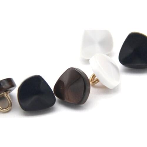10mm White Black Small Metal Shank Sewing Buttons For Clothing Women Shirt Children Decorative DIY Crafts Accessories Wholesale