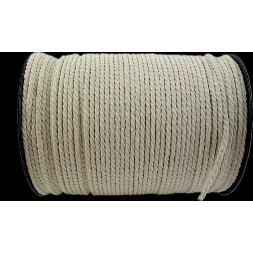 4mm RopeFine Thick Cotton Rope Woven Tapestry Diy Decoration Handmade Binding Rope 200 Mmeters Clothing Accessories