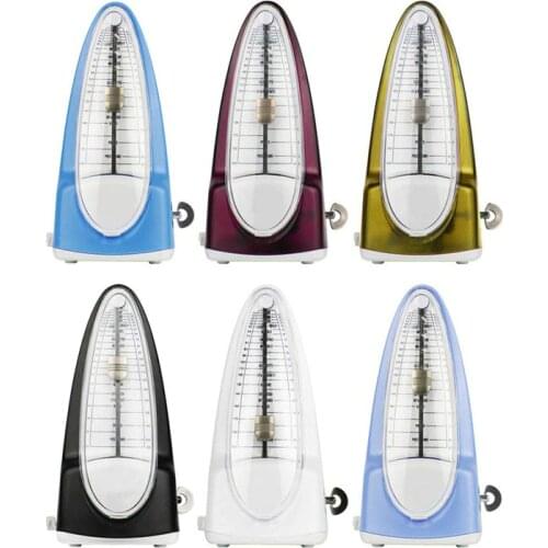 Free shipping! Universal bullet design Mechanical metronome piano violin guitar metronome guzheng rhythm beat machine (6 colors)