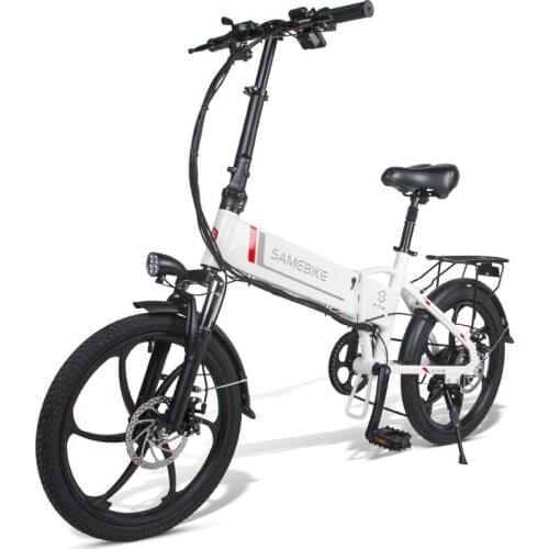 EU In Stock Dropshipping 20 Inch Wheel Folding Electric Bicycle 350W 48V Motor 10.4ah Battery 7 Speed Moped Electric Bike