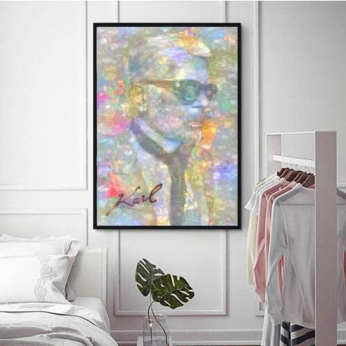 Fashion Designer Poster Wall Art Canvas Painting Fashion Brand Clothing Designer Nordic Poster Print Coco Picture Home Art Decor
