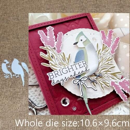 New Design Craft Metal stencil mold Cutting Dies bird decoration scrapbook die cuts Album Paper Card Craft Embossing
